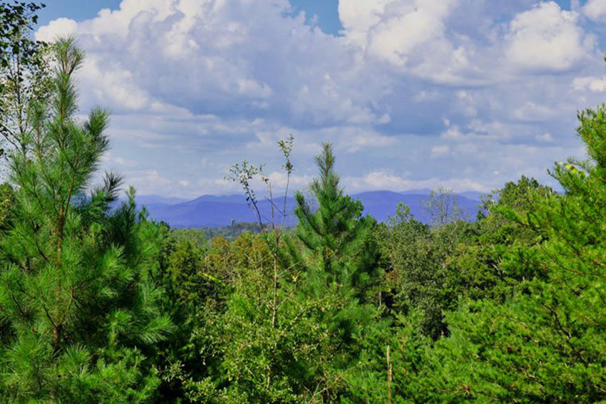 mountain views from Lot 4 in Clearwater Creek