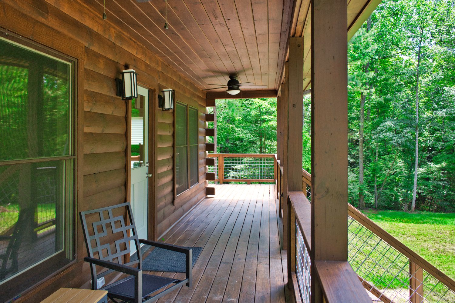 MLS # 4283344 | 2.00 acres | New log cabin w/stream in gated Hearthstone Ridge