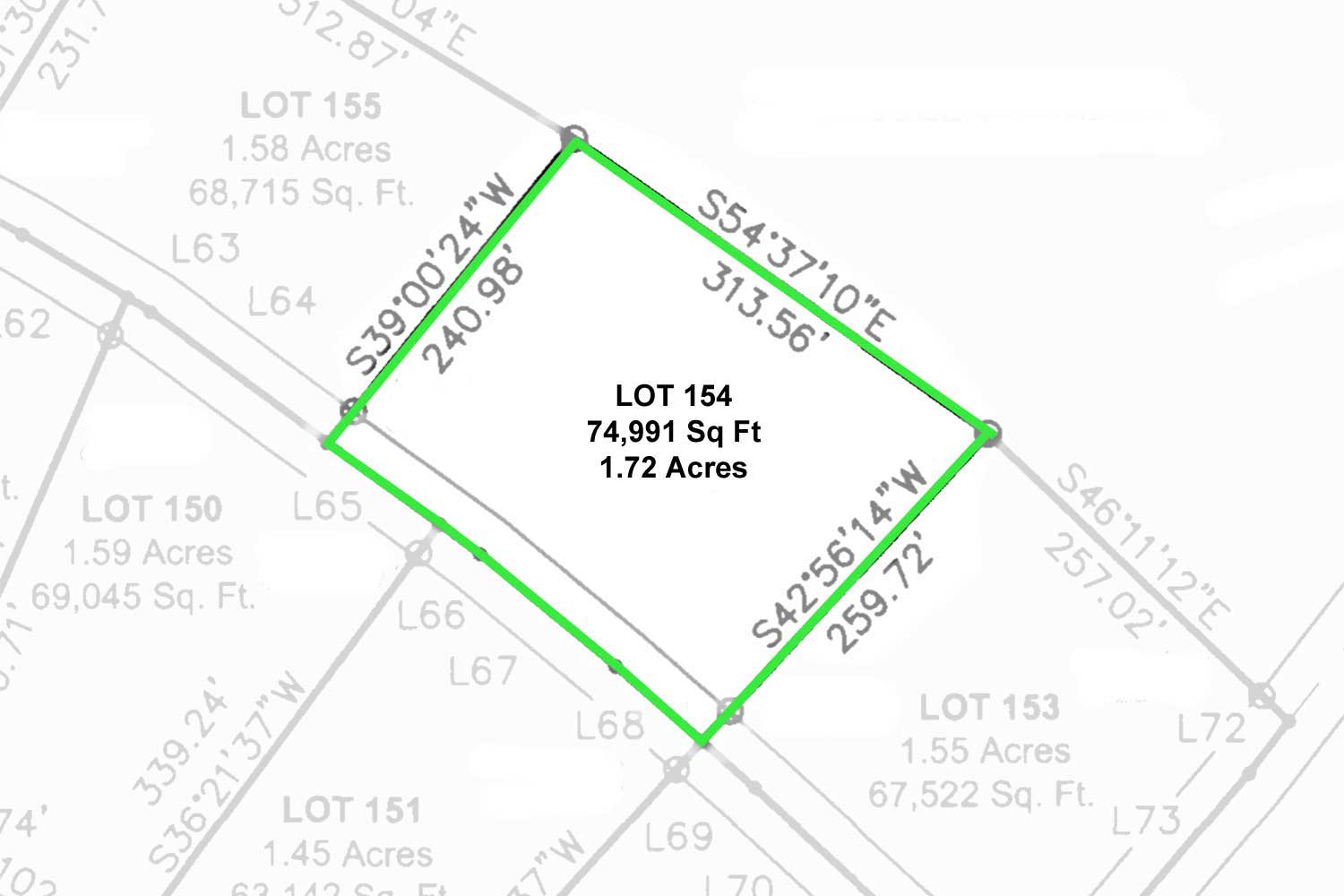 Wooded parcel in Hearthstone Ridge