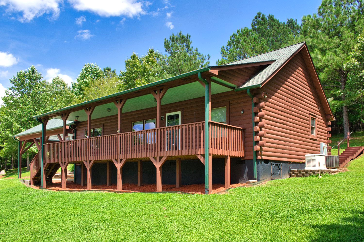 Log cabin on 1.48 acres in Union Mills, NC